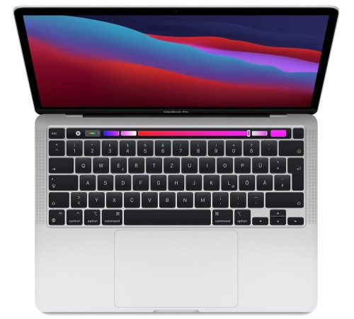 MacBook Pro 13.3" 2022 с Touch Bar и чипом M2: мощный и стильный серебристый ноутбук от Apple