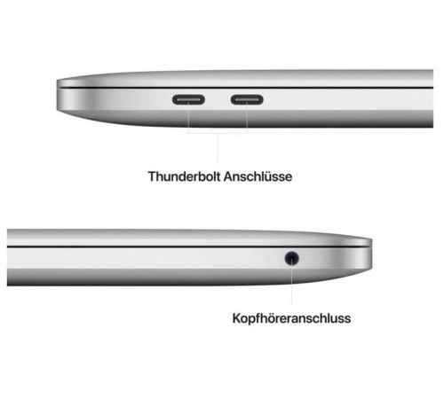 MacBook Pro 13.3" 2022 с Touch Bar и чипом M2: мощный и стильный серебристый ноутбук от Apple
