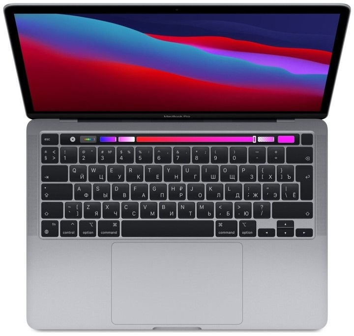 Apple MacBook Pro 13.3 Touch Bar 2020 Z11B000EM, Z11C000E4 (M1 8-Core, GPU 8-Core, 16GB, 512GB) серый космос