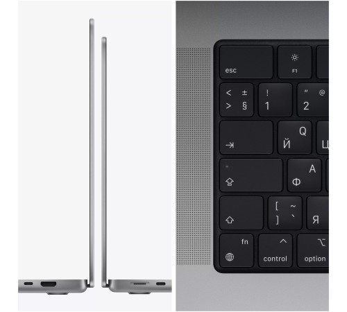 Мощный Apple Macbook Pro 16 2023 MNWA3LL/A в сером космосе: M2 Max 12-ядерный процессор и графический процессор с 38 ядрами