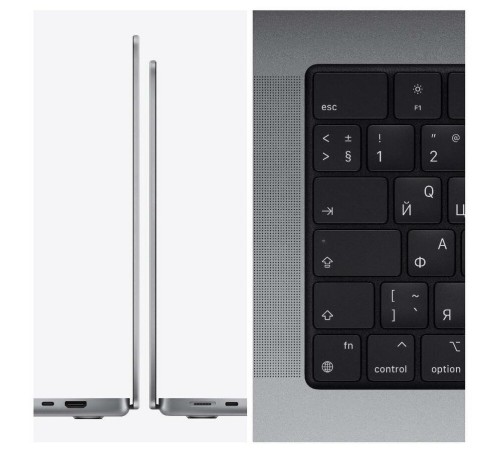 Мощный Apple Macbook Pro 16 2023 MNWA3LL/A в сером космосе: M2 Max 12-ядерный процессор и графический процессор с 38 ядрами