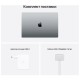 Мощный Apple Macbook Pro 16 2023 MNWA3LL/A в сером космосе: M2 Max 12-ядерный процессор и графический процессор с 38 ядрами