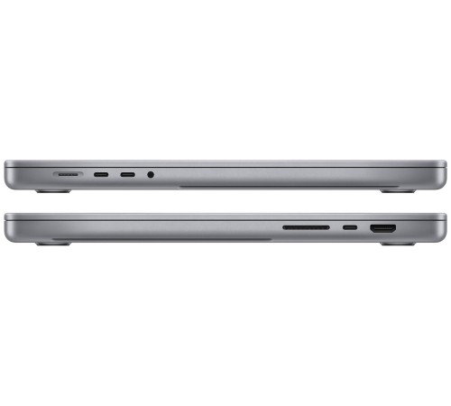 Мощный Apple Macbook Pro 14 2021 MKGQ3LL/A в цвете «серый космос»: M1 Pro с 10-ядерным процессором и 16-ядерным GPU