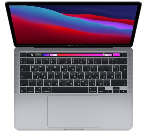 Apple MacBook Pro 13.3 Touch Bar MYD82 (M1 8-Core, GPU 8-Core, 8GB, 256GB) серый космос