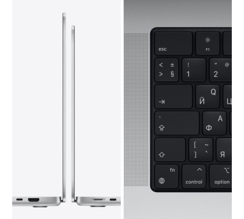 Apple Macbook Pro 14 2021 MKGT3 (M1 Pro 10-Core, GPU 16-Core, 16GB, 1TB) серебристый