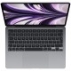 MacBook Air 13.6 2024 года в цвете Space Gray: мощный ноутбук с M2 процессором для продуктивной работы