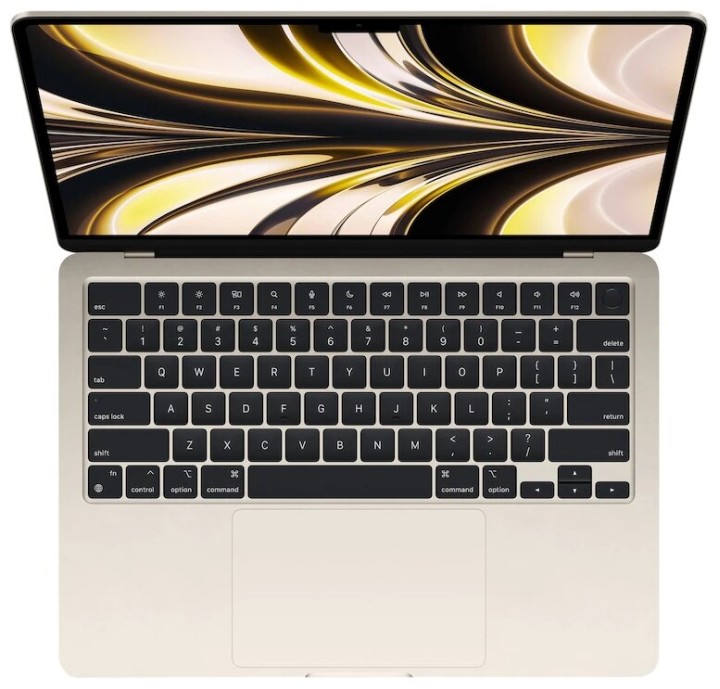 Apple MacBook Air 13.6 2022 MLY23LL/A (M2 CPU 8-Core, GPU 10-Core, 8GB, 512GB) Starlight