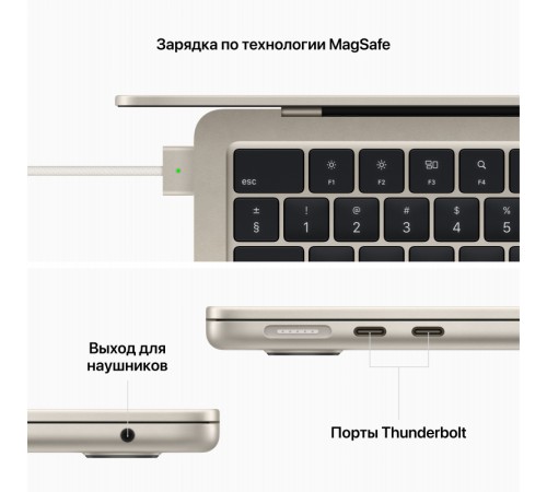 MacBook Air 13.6 2022 MC7W4: мощный ноутбук Apple в цвете Starlight