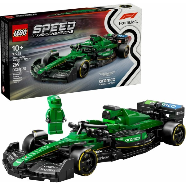 Конструктор LEGO Speed Champions 77245 Гоночный болид Formula 1 Aston Martin Aramco AMR24, 249 детали