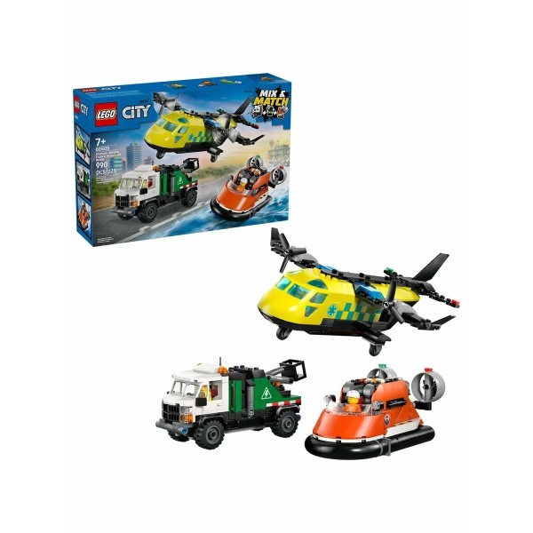 LEGO City 60505 Ремикс самолёта грузовика и судна на подушке
