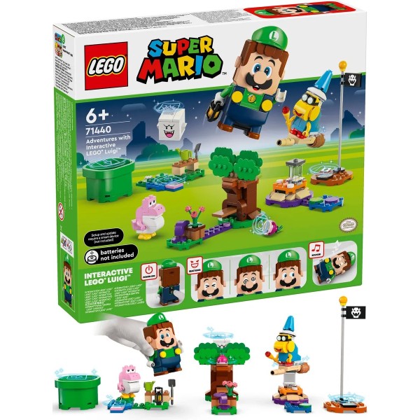 Конструктор LEGO Super Mario 71440 Приключения с Луиджи, интерактивный набор, от 6 лет