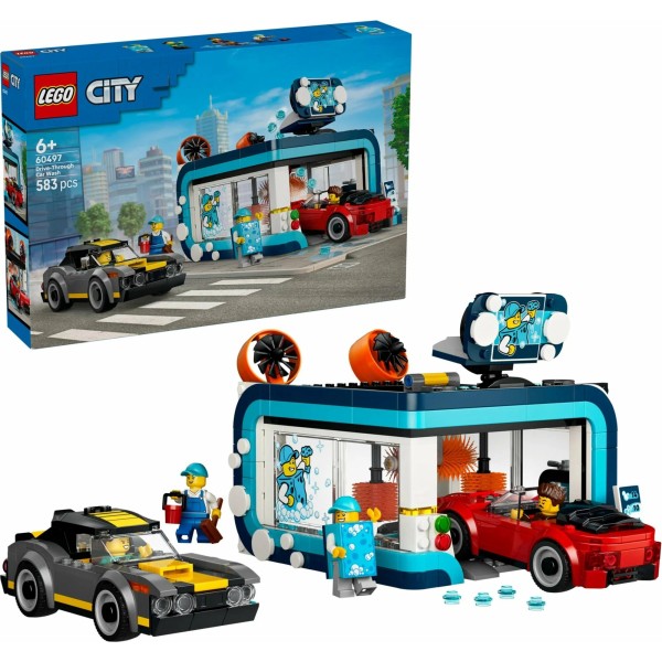 Конструктор LEGO City 60497 Робот-мойка, 583 детали, от 6 лет