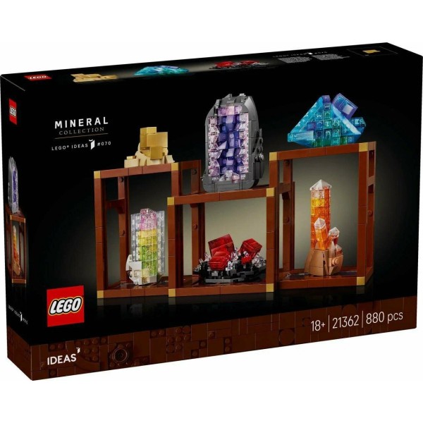 Конструктор LEGO Ideas 21362 Коллекция минералов, 880 дет. (Mineral Collection)