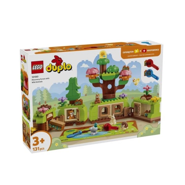 Конструктор LEGO Duplo 10480 Лес с дикими животными, 131 дет.
