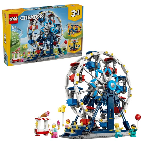 Конструктор LEGO Creator 31389 Легендарное колесо обозрения, 916 дет.