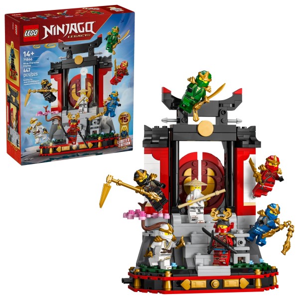 Конструктор LEGO Ninjago Дисплей персонажей ниндзя к 15-летию 71866, 447 детали, от 14 лет