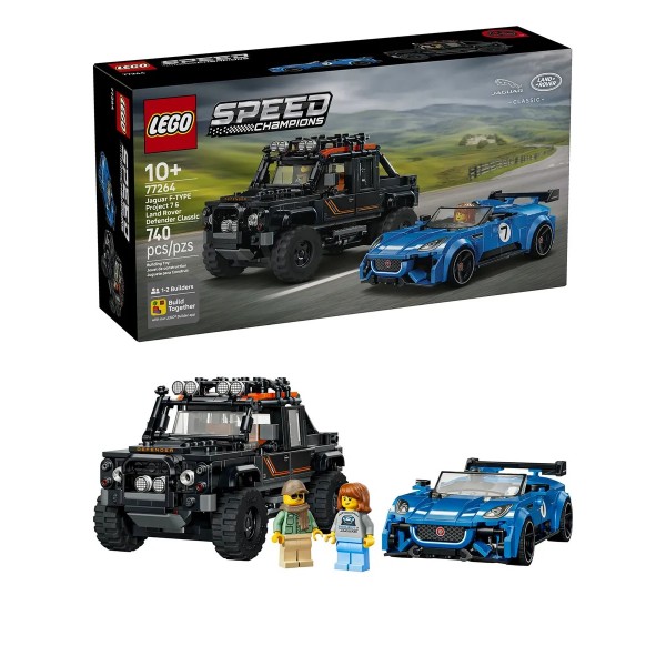 LEGO Speed Champions 77264 Jaguar F-TYPE и Land Rover Defend