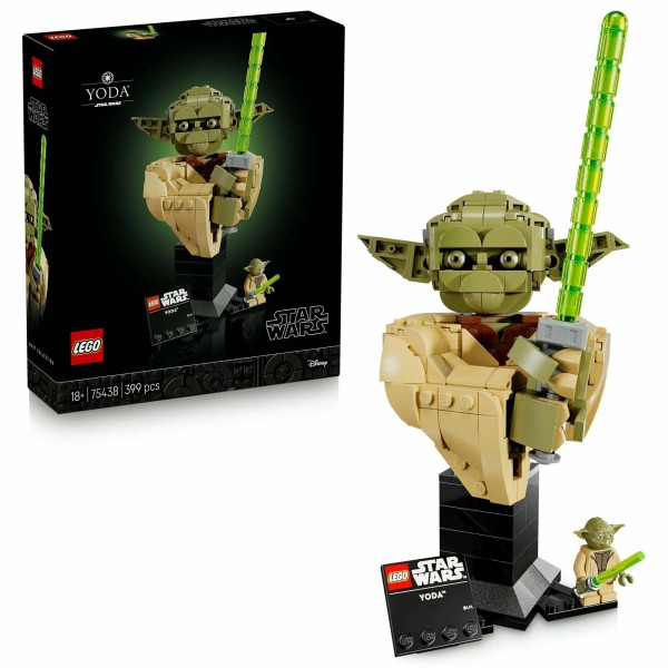 Конструктор LEGO Star Wars 75438 Бюст Йоды, 399 деталей, для детей и взрослых