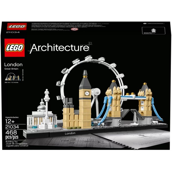 Конструктор LEGO Architecture - London 21034 Лондон, 468 дет.