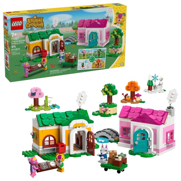 Конструктор LEGO Animal Crossing 77057 Творческие домики: Сезоны веселья, 814 дет.