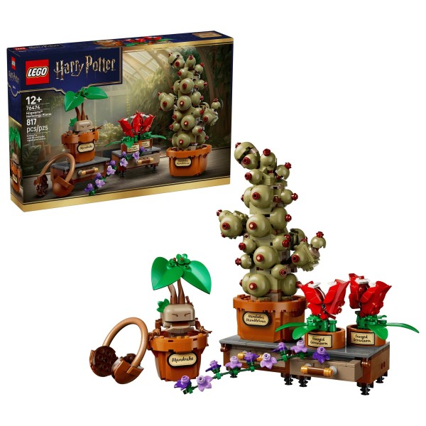 Конструктор Lego Harry Potter 76474 Гербологические растения Хогвартса, 817 дет.