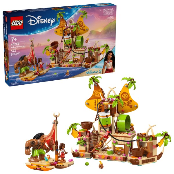 Конструктор LEGO Disney™ 43258 Моана 2: Баржа «Какамора», 572 дет.