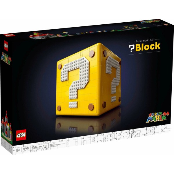Конструктор LEGO Super Mario 71395 Блок "Знак вопроса" из Super Mario 64, 2064 дет, 10 минифигурок