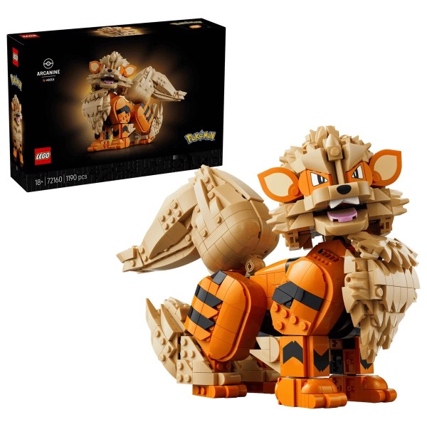 Конструктор LEGO Pokemon Арканайн 72160, 1190 деталей, от 18 лет