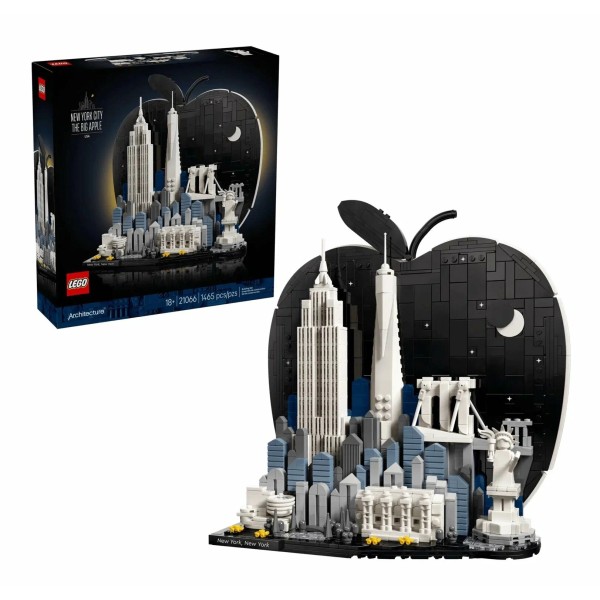Конструктор LEGO Architecture Нью-Йорк: Биг Эпл 21066, 1465 деталей, от 18 лет