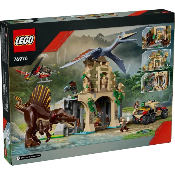 Конструктор LEGO 76976 Jurassic World Spinosaurus Quetzalcoatlus Air Mission, 984 дет.