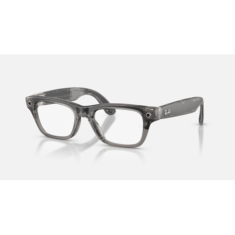 Очки с камерой Ray-Ban Meta Blayzer Optics Gen 2 RW7001 Matte Transparent Ice Grey, 50-19-150 мм