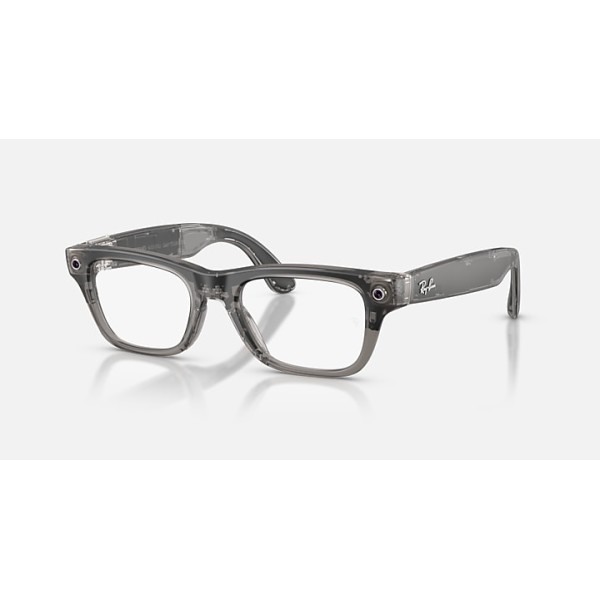 Очки с камерой Ray-Ban Meta Blayzer Optics Gen 2 RW7001 Matte Transparent Ice Grey, 50-19-150 мм