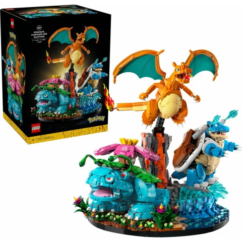 Конструктор LEGO Pokemon 72153 Венузавр, Чаризард и Бластойз, 6838 дет.