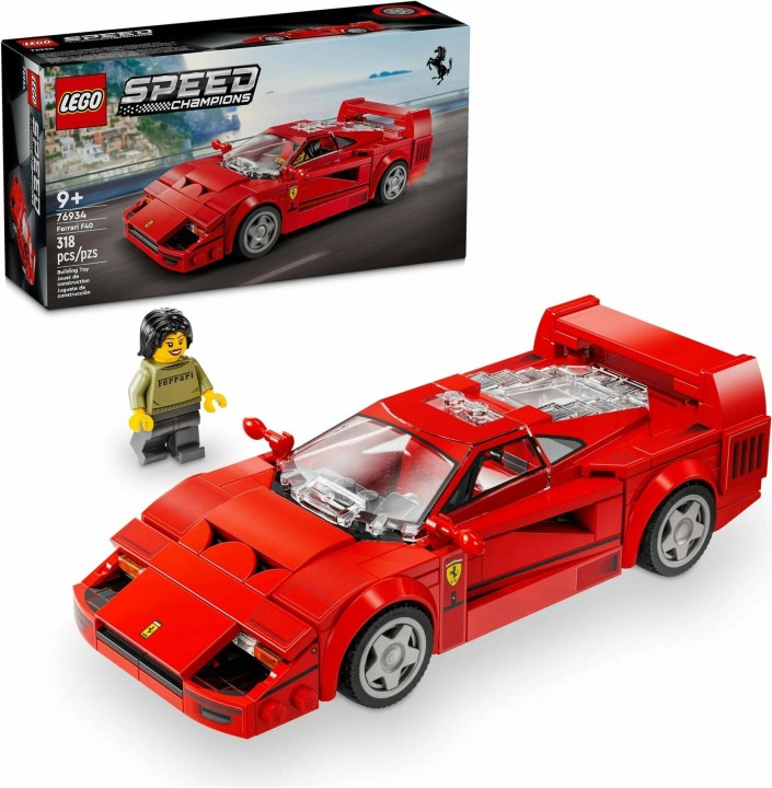Конструктор LEGO Speed Champions 76934 Феррари F40, 318 деталей