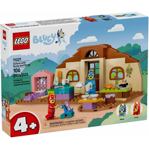Конструктор LEGO Bluey 11221 Школа с Расти и Блуи