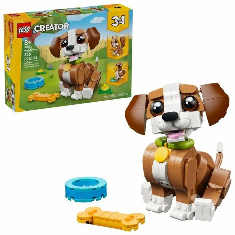Конструктор LEGO CREATOR - Милые животные: Озорной щенок, 336 эл. - Лего Креатор 31382