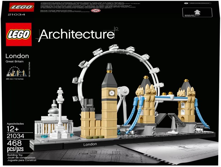 Конструктор LEGO Architecture - London 21034 Лондон, 468 дет.
