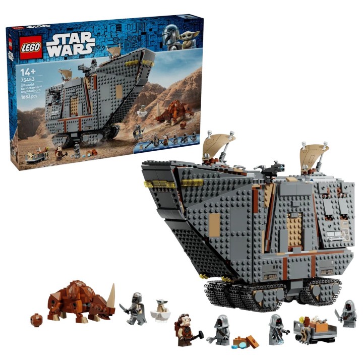 Конструктор LEGO Star Wars 75453 Песчаный краулер из внеземья и Мадхорн, 1683 дет, 14+