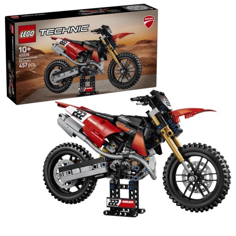Конструктор LEGO Technic Ducati Desmo 450 Motorcycle 42238, 457 деталей, от 10 лет