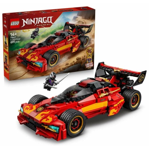 Конструктор LEGO Ninjago Автомобиль ниндзя X-1 71867, 691 деталь, от 14 лет