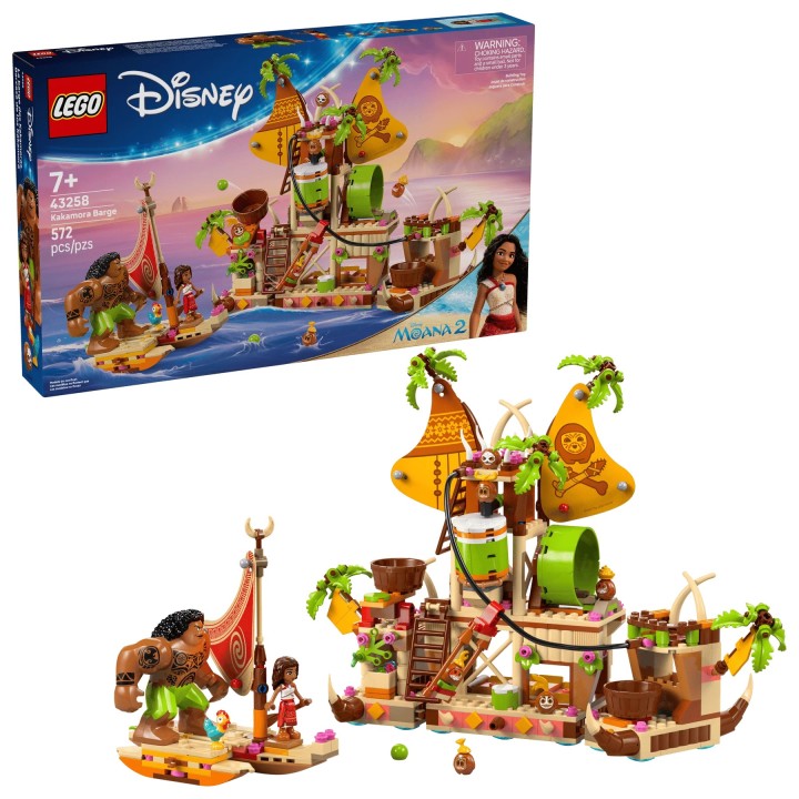 Конструктор LEGO Disney™ 43258 Моана 2: Баржа «Какамора», 572 дет.