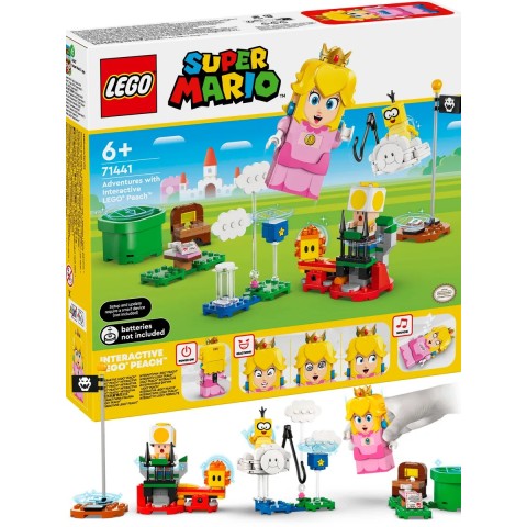 Конструктор LEGO Super Mario 71441 Приключения с Пич, облако и Лакиту, от 6 лет