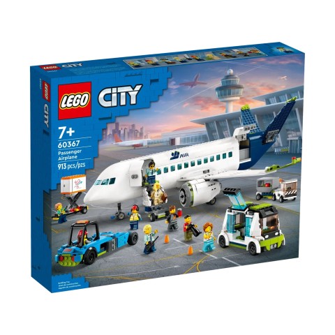 Конструктор LEGO City 60367 Пассажирский самолет, 913 детали, 7+