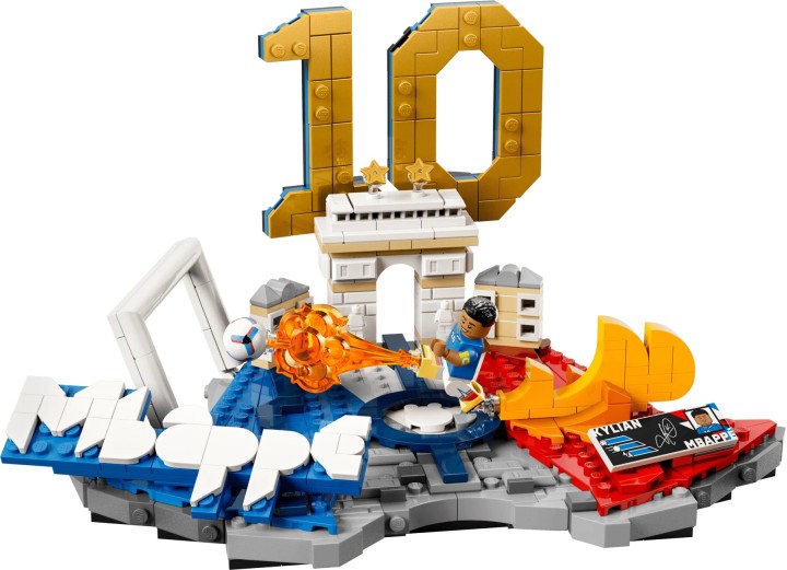 Конструктор LEGO Icons 43013 Килиан Мбаппе, набор из 490 деталей, лучшие футбольные моменты