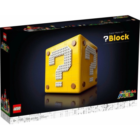 Конструктор LEGO Super Mario 71395 Блок "Знак вопроса" из Super Mario 64, 2064 дет, 10 минифигурок