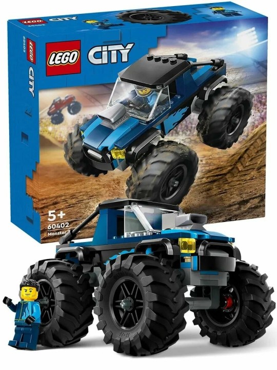 Конструктор LEGO City 60402 Синий грузовик-монстр Бигфут 5+, 95 деталей
