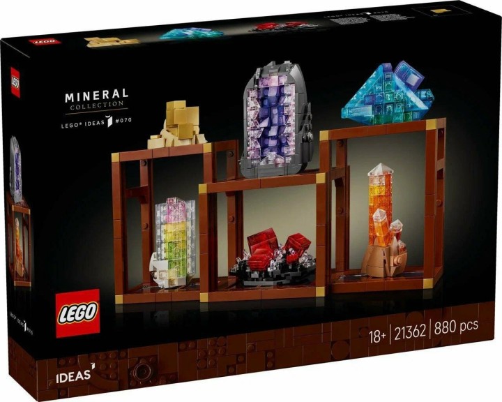 Конструктор LEGO Ideas 21362 Коллекция минералов, 880 дет. (Mineral Collection)