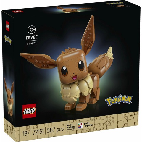 Конструктор LEGO Pokemon 72151 Eevee, 587 деталей, от 18 лет