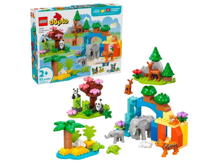 Конструктор LEGO DUPLO 10446 Интерактивные животные, 92 дет.
