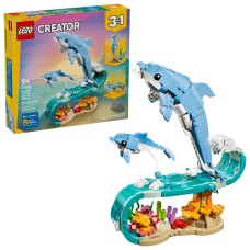 Конструктор LEGO Creator Красивые дельфины 31385, 542 детали, от 9 лет